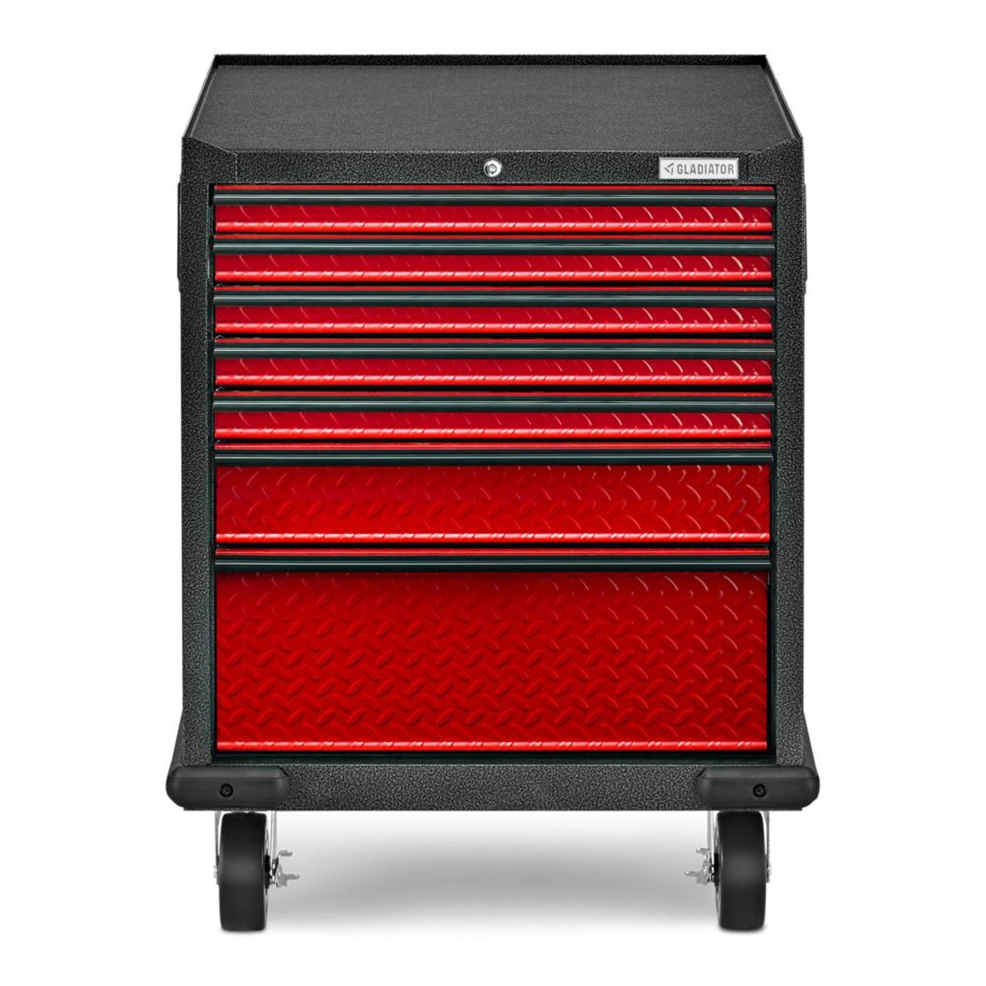Gladiator, Premier Pre-Assembled 7 Drawer Cabinet, Width 28 in, Height 34.5 in, Depth 25.5 in, Model# GAGD277DKR